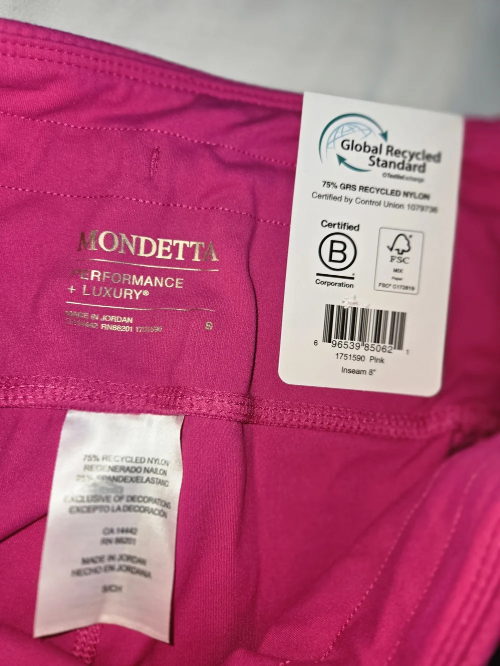 Mondetta Women's Hot Pink Bike Shorts with Side Pockets